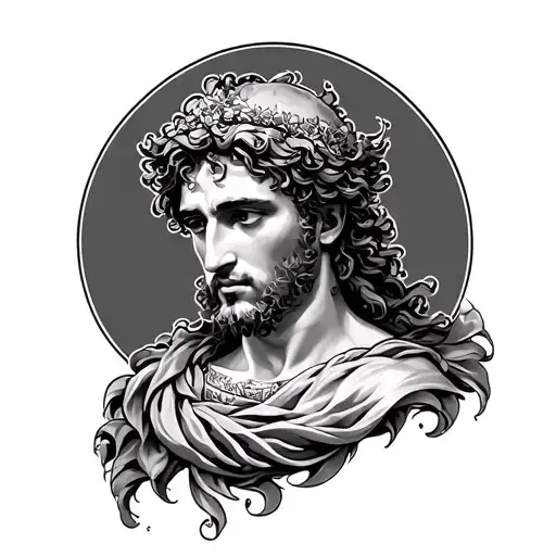 saint sebastian tattoo design idea