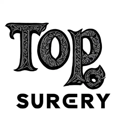 Top Surgery tattoo design idea