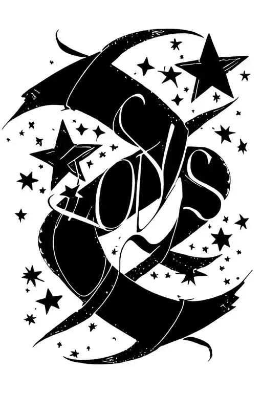 stars forming name jones tattoo  tattoo design idea