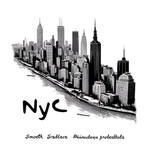 Nyc Skyline tattoo design idea