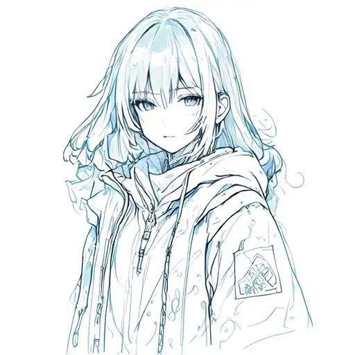 freezing anime character tattoo design idea