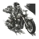 Cyberpunk 2077 tattoo design idea