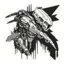 Cyberpunk 2077 tattoo design idea