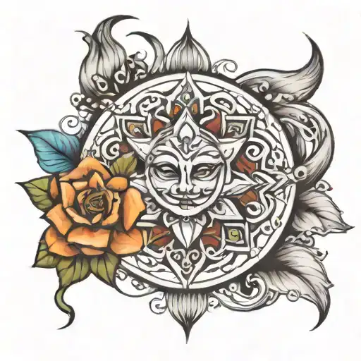 sudarshan chakra tattoo design idea