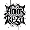 "AmirReza" morse code intertwined tattoo design idea