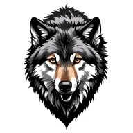 wolf tattoo design idea