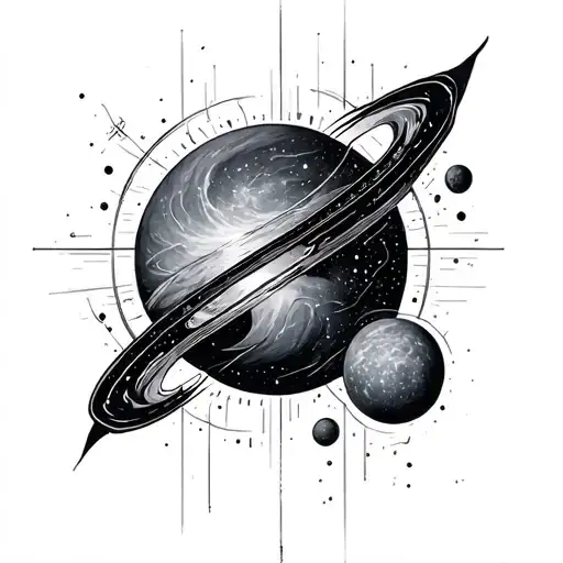 Astrophysics tattoo design idea