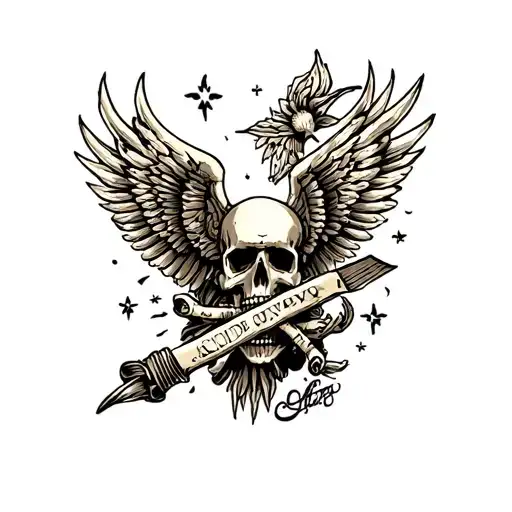 suicide survivor tattoo design idea