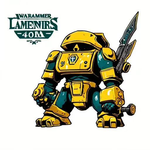 warhammer 40k lamenters tattoo design idea