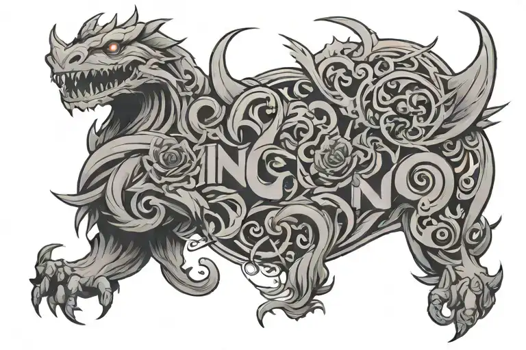 long live nino tattoo design idea