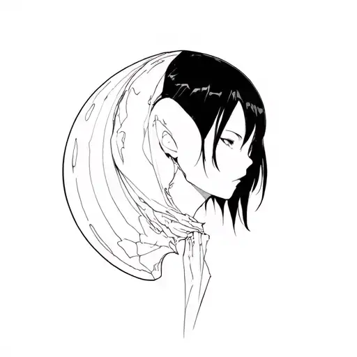 ghost in the shell tattoo design idea