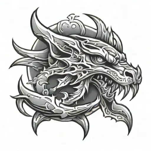 claw tattoo design idea