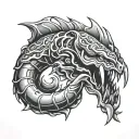 claw tattoo design idea