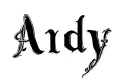"Andy" tattoo design idea