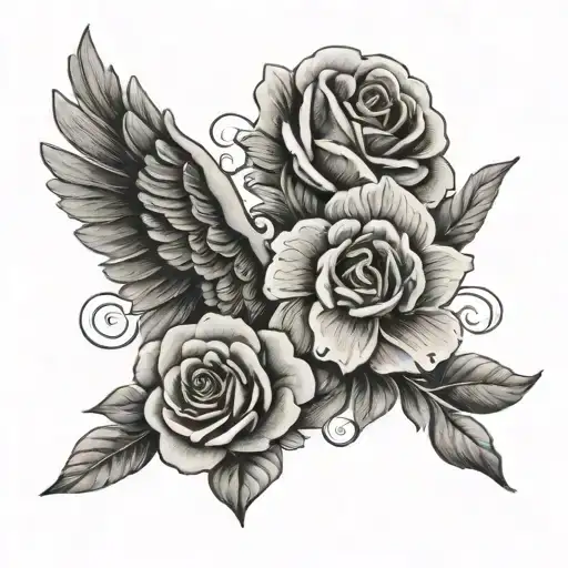 Grandma Memorial tattoo design idea