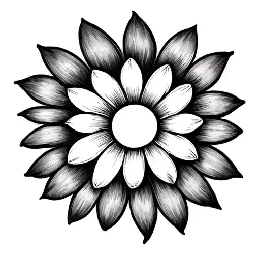 a flower mandala for the elbow, but with a hole in the center so as not to tattoo right in the center of the elbow tattoo design idea