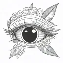 itachi uchiha eyes tattoo design idea