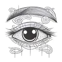 itachi uchiha eyes tattoo design idea
