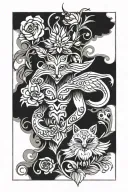 family protector tattoo design idea