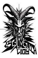 "SOLVE COAGULA" BAPHOMET tattoo design idea