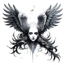 seraph tattoo design idea