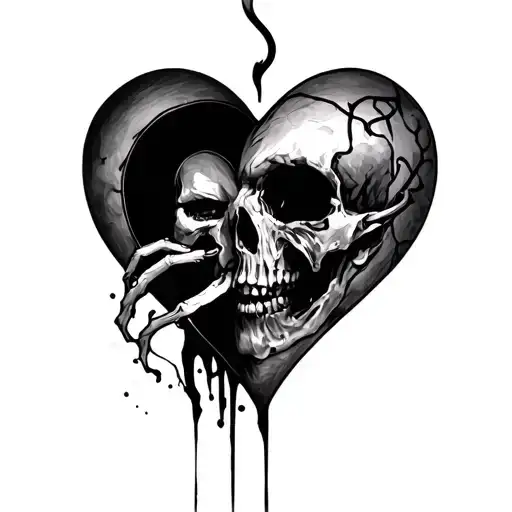 hates toxic love between a tattoo design idea