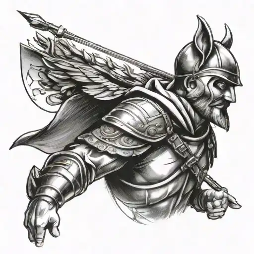 robin hood tattoo design idea