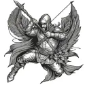 robin hood tattoo design idea