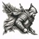 robin hood tattoo design idea