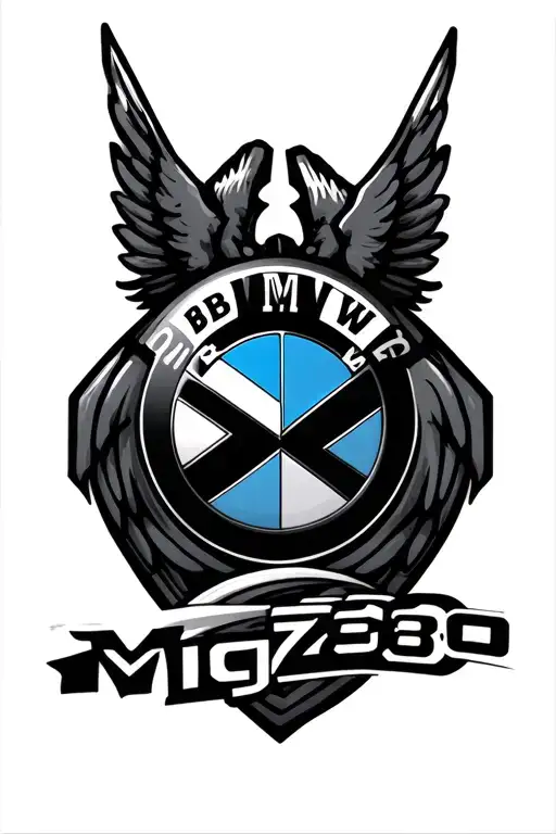 "Mig2780" bmw logo tattoo design idea