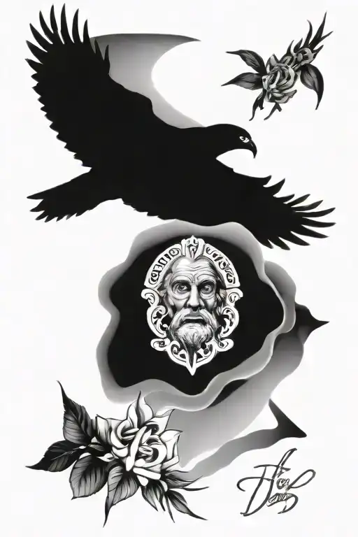 memorial tattoo for dad tattoo design idea