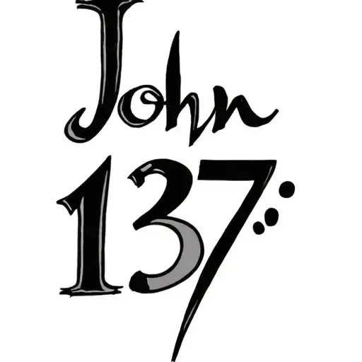 "John 13:7" biblical quote written tattoo design idea