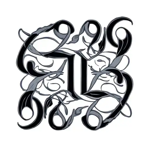 Two Word Ambigram Generator tattoo design idea