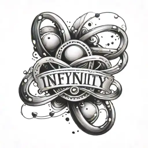infinity and beyond with authentic design small size tattoo tattoo design idea