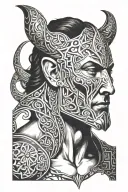 Loki Vali Tyr tattoo design idea