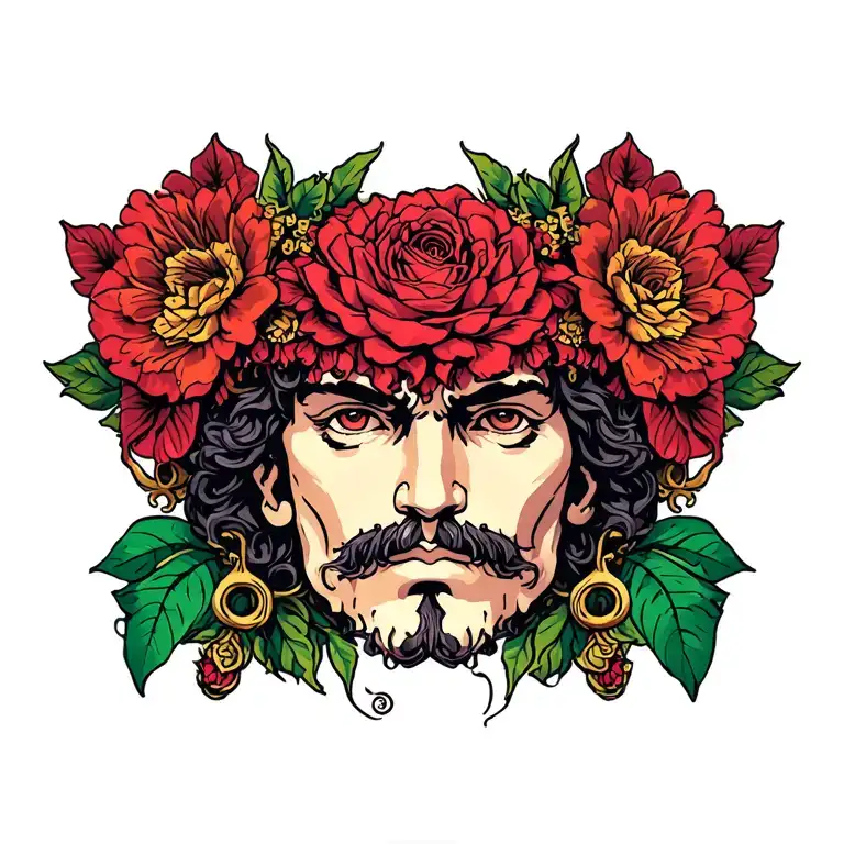Dionysus tattoo design idea
