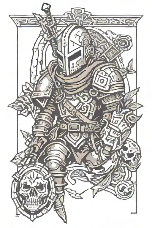 gaming tattoo for upper arm, dark souls, minecraft, terraria, 7 days to die, overwatch, binding of isaac, kingdom hearts tattoo design idea