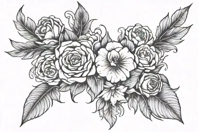 Content tattoo design idea