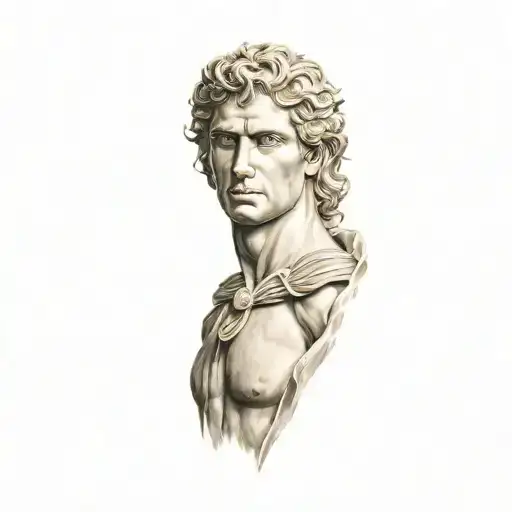 Alexander The Great tattoo design idea