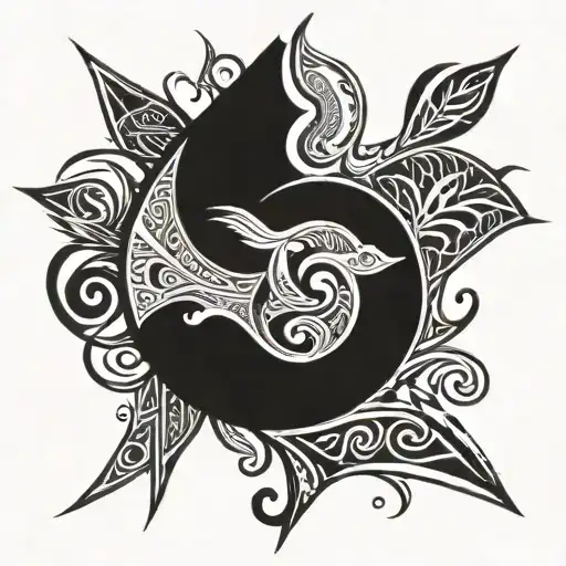 lines techno lilnes tribal tattoo tattoo design idea