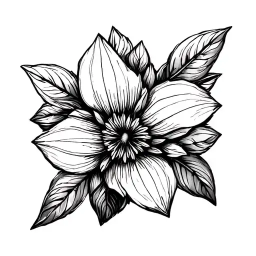 belladonna, hellebore, tattoo design idea