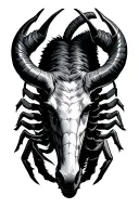 Scorpio sign Gemini zodiac sign taurus zodiac sign Capricorn sign tattoo design idea