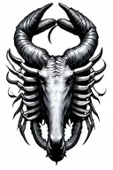 Scorpio sign Gemini zodiac sign taurus zodiac sign Capricorn sign tattoo design idea