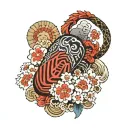 Omamori tattoo design idea