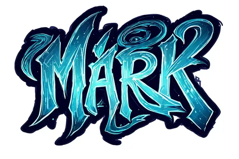 mark 9:23 written tattoo design idea