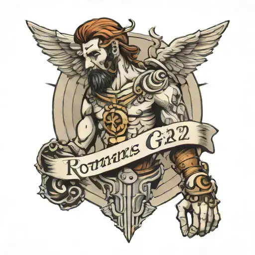 romans 6:23 tattoo design idea