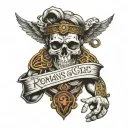 romans 6:23 tattoo design idea