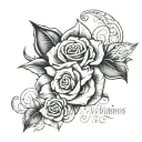 everything happens for a reason have faith tattoo design idea