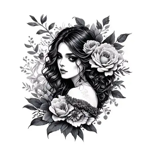 Dark Romance tattoo design idea