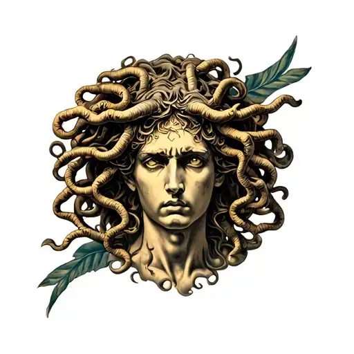 medusa greek mythology tattoo design idea
